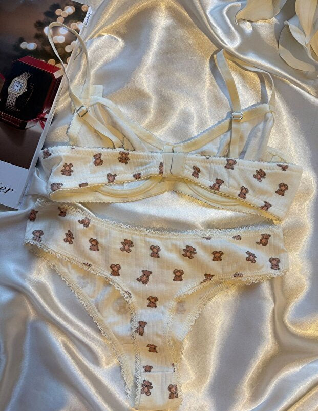 Ayıcık Desenli Romantik Set