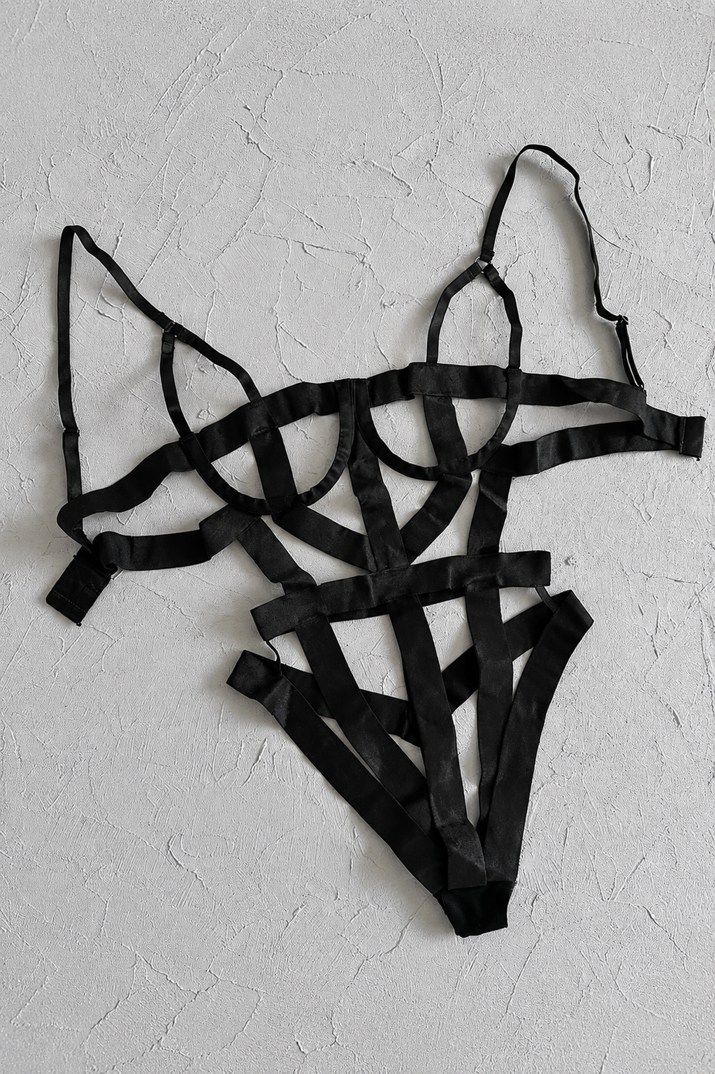 Bant Detaylı Fantazi Bodysuit