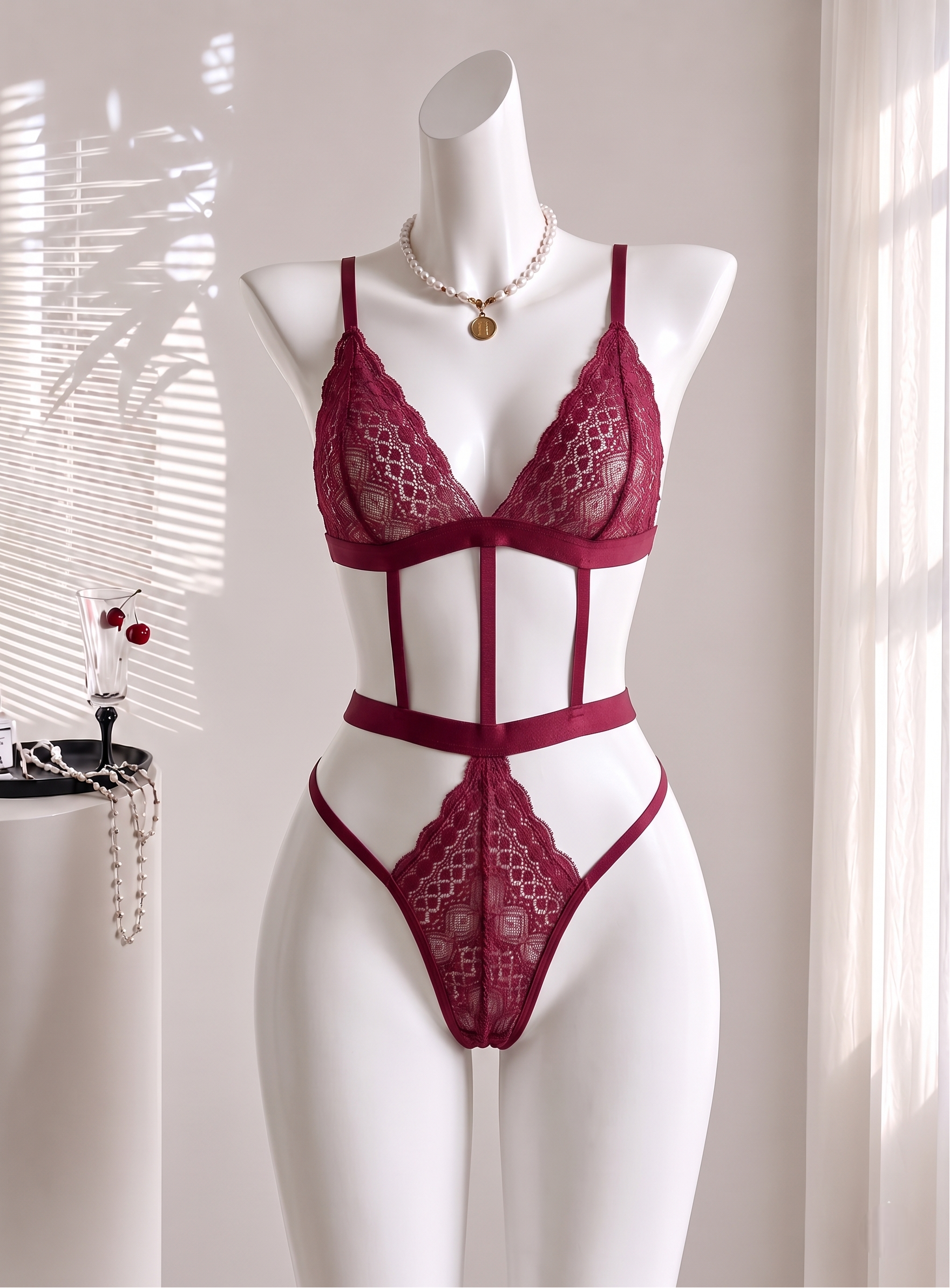 Bordo Dantel Harness Teddy